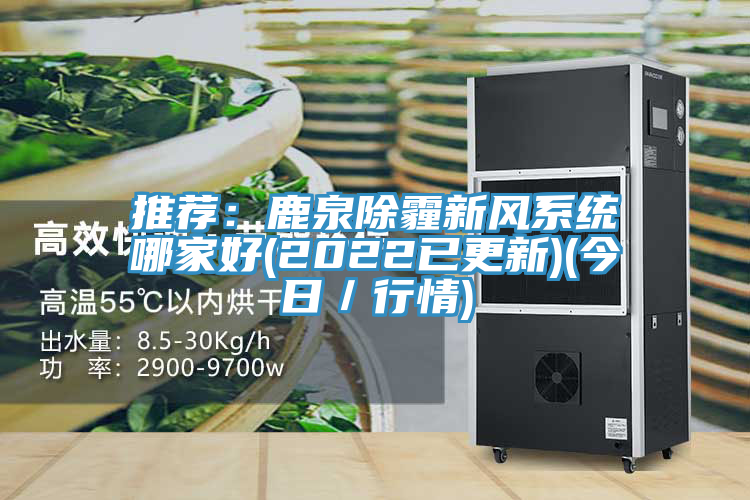 推荐：鹿泉除霾新风系统哪家好(2022已更新)(今日／行情)