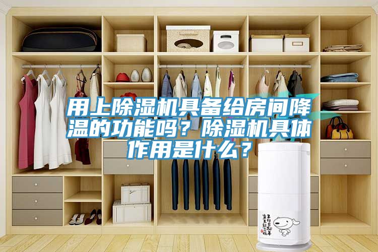用上除湿机具备给房间降温的功能吗？除湿机具体作用是什么？