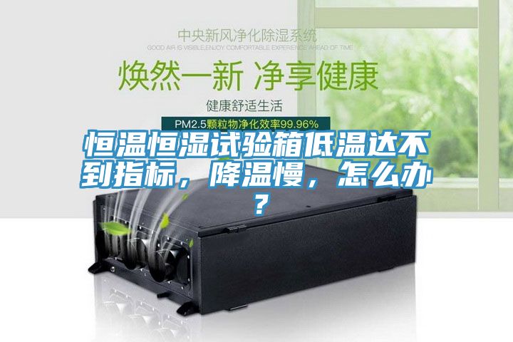 恒温恒湿试验箱低温达不到指标，降温慢，怎么办？