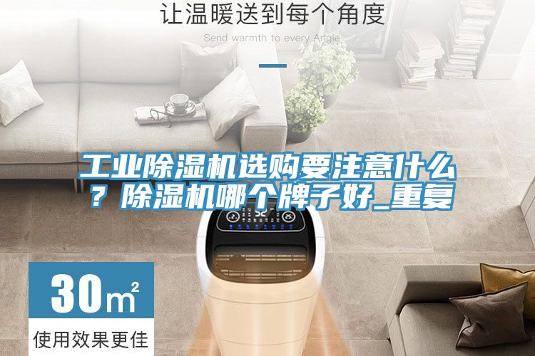 工业除湿机选购要注意什么？除湿机哪个牌子好_重复