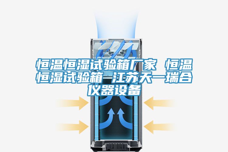 恒温恒湿试验箱厂家 恒温恒湿试验箱 江苏天一瑞合仪器设备