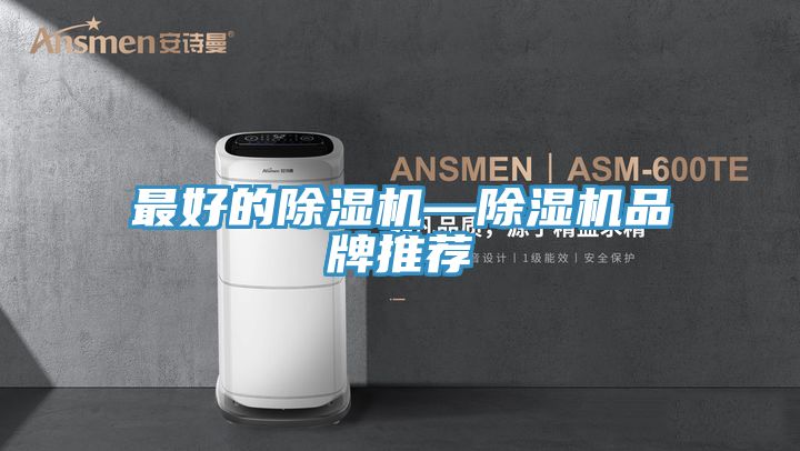 最好的除湿机—除湿机品牌推荐