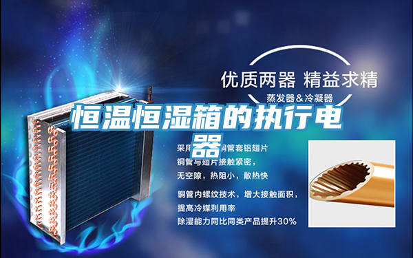 恒温恒湿箱的执行电器