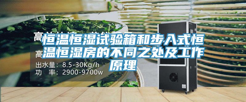 恒温恒湿试验箱和步入式恒温恒湿房的不同之处及工作原理