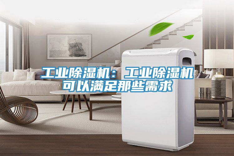 工业除湿机：工业除湿机可以满足那些需求