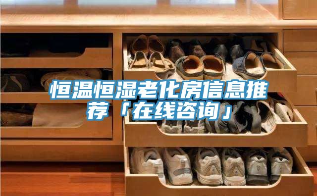恒温恒湿老化房信息推荐「在线咨询」