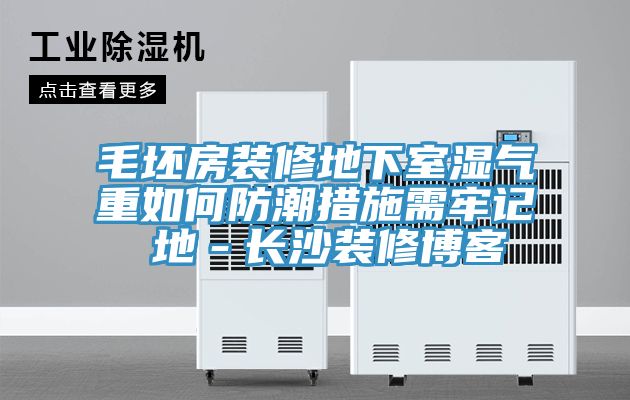 毛坯房装修地下室湿气重如何防潮措施需牢记 地－长沙装修博客