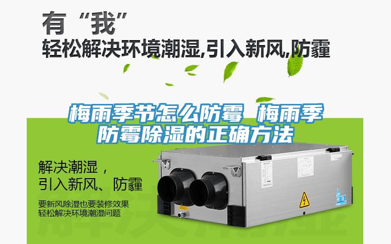 梅雨季节怎么防霉 梅雨季防霉除湿的正确方法