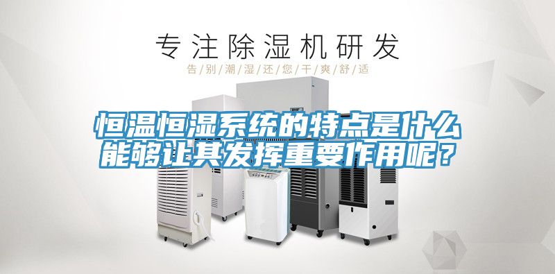 恒温恒湿系统的特点是什么能够让其发挥重要作用呢？