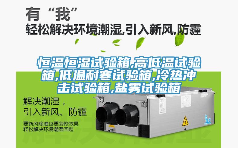 恒温恒湿试验箱,高低温试验箱,低温耐寒试验箱,冷热冲击试验箱,盐雾试验箱