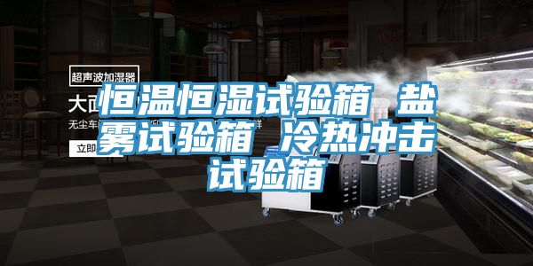 恒温恒湿试验箱 盐雾试验箱 冷热冲击试验箱