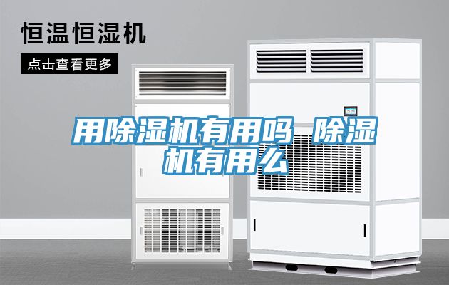 用除湿机有用吗 除湿机有用么