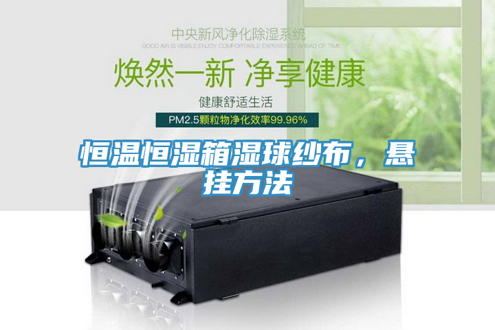 恒温恒湿箱湿球纱布，悬挂方法