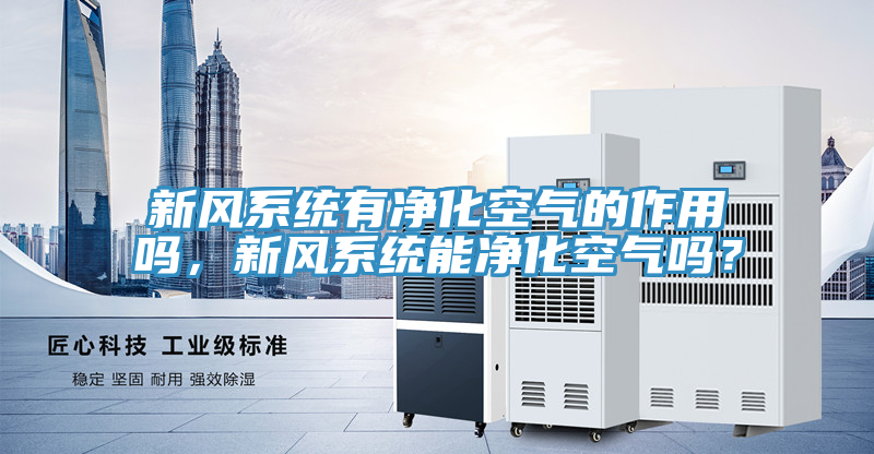 新风系统有净化空气的作用吗，新风系统能净化空气吗？