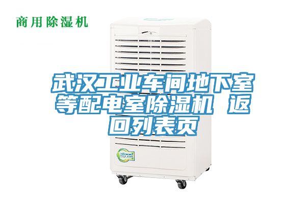 武汉工业车间地下室等配电室除湿机 返回列表页