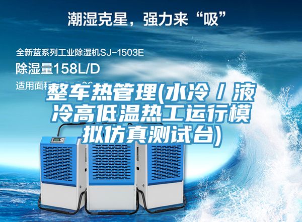 整车热管理(水冷／液冷高低温热工运行模拟仿真测试台)