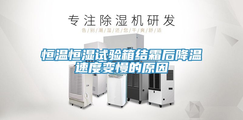 恒温恒湿试验箱结霜后降温速度变慢的原因