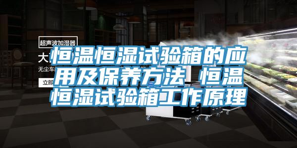恒温恒湿试验箱的应用及保养方法 恒温恒湿试验箱工作原理