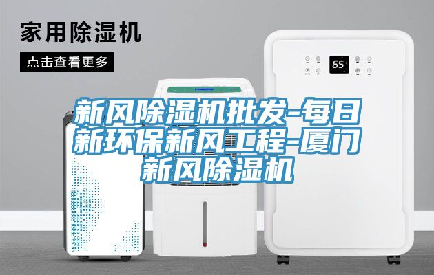 新风除湿机批发-每日新环保新风工程-厦门新风除湿机