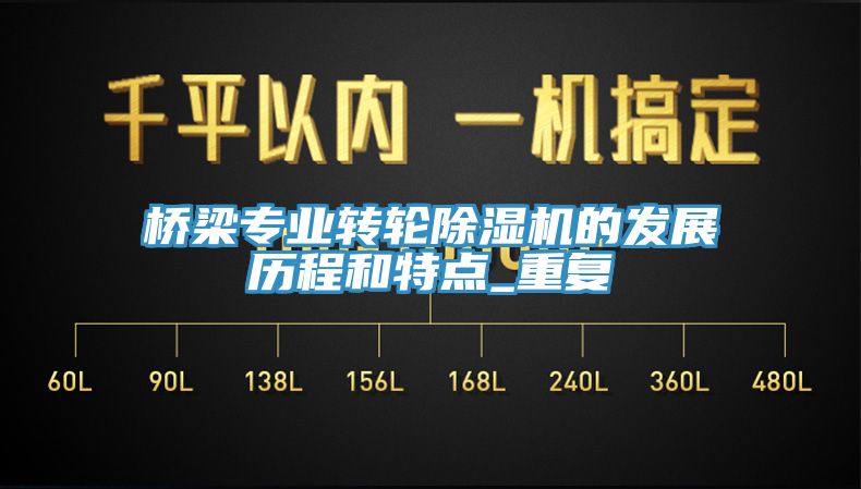 桥梁专业转轮除湿机的发展历程和特点_重复