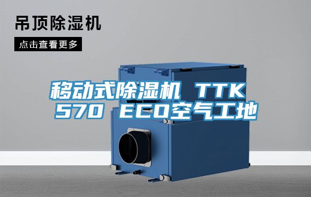 移动式除湿机 TTK 570 ECO空气工地