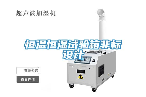 恒温恒湿试验箱非标设计