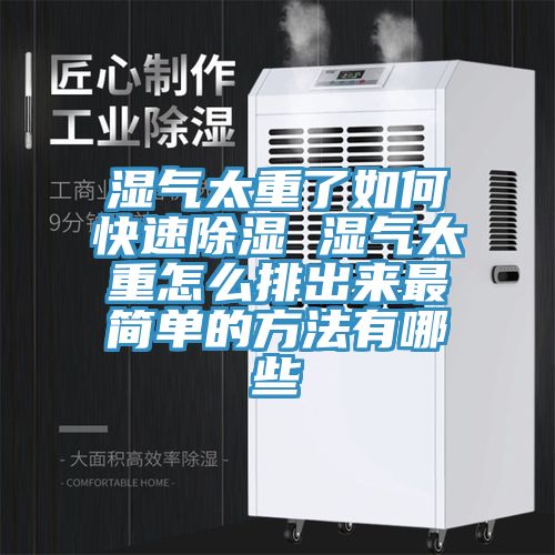 湿气太重了如何快速除湿 湿气太重怎么排出来最简单的方法有哪些