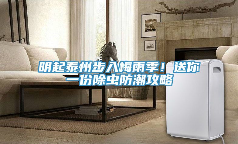 明起泰州步入梅雨季！送你一份除虫防潮攻略