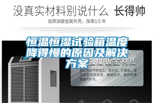 恒温恒湿试验箱温度降得慢的原因及解决方案