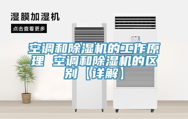 空调和除湿机的工作原理 空调和除湿机的区别【详解】