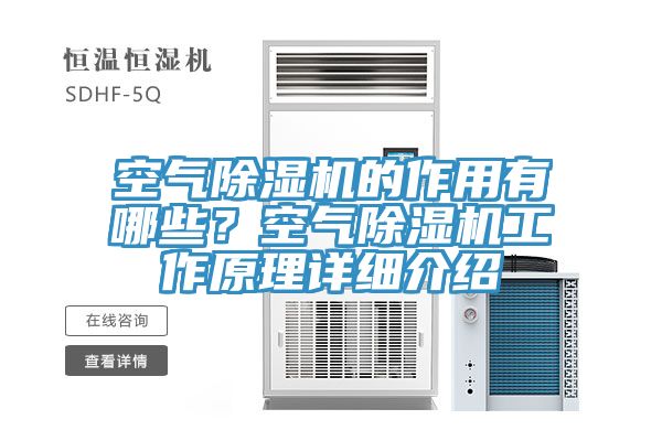 空气除湿机的作用有哪些？空气除湿机工作原理详细介绍
