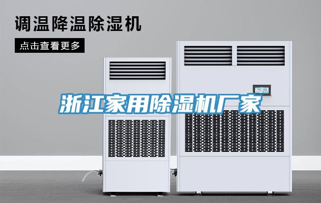 浙江家用除湿机厂家