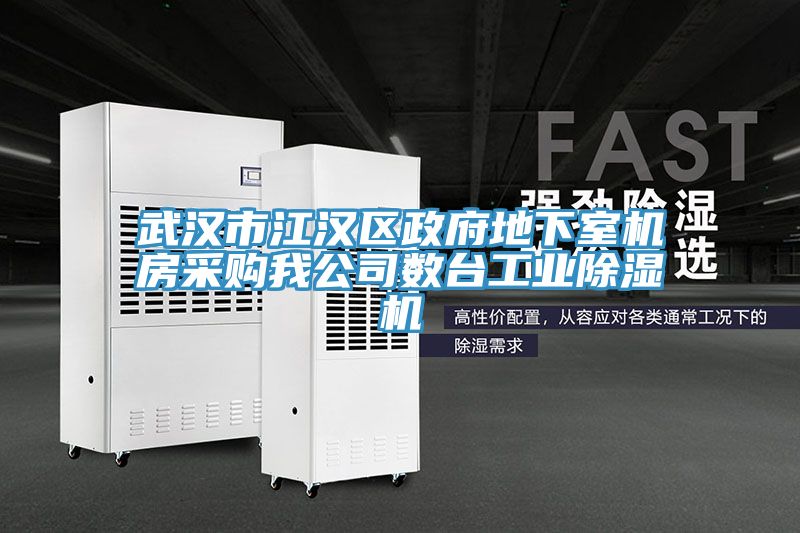 武汉市江汉区政府地下室机房采购我公司数台工业除湿机