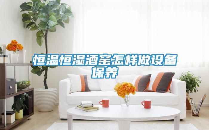 恒温恒湿酒窑怎样做设备保养