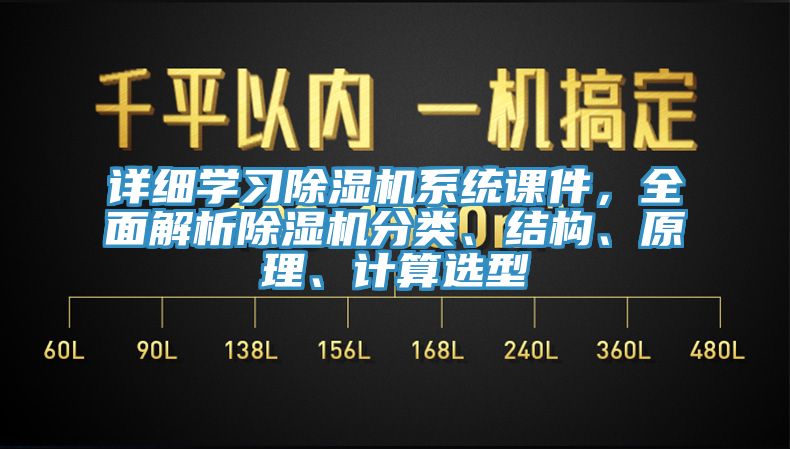 详细学习除湿机系统课件，全面解析除湿机分类、结构、原理、计算选型