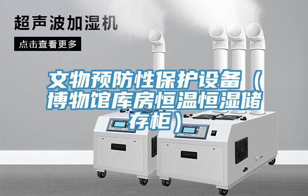 文物预防性保护设备（博物馆库房恒温恒湿储存柜）