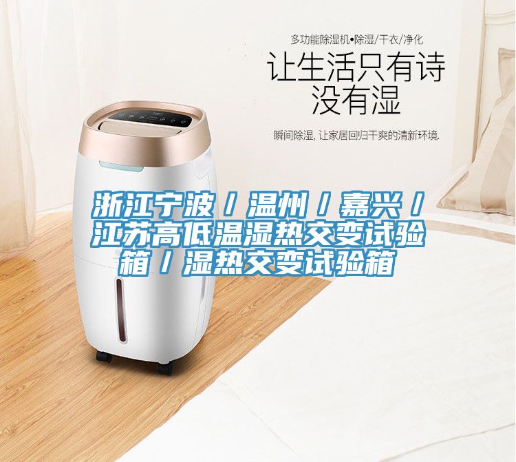 浙江宁波／温州／嘉兴／江苏高低温湿热交变试验箱／湿热交变试验箱