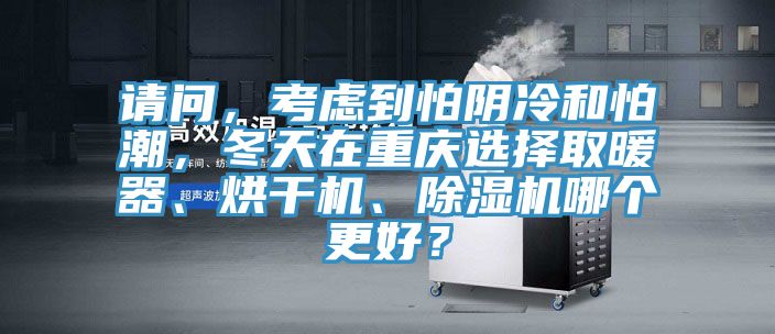 请问，考虑到怕阴冷和怕潮，冬天在重庆选择取暖器、烘干机、除湿机哪个更好？