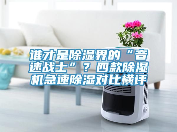 谁才是除湿界的“音速战士”？四款除湿机急速除湿对比横评