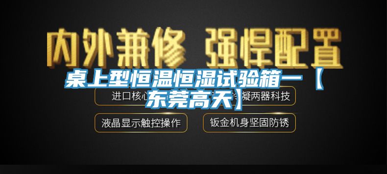 桌上型恒温恒湿试验箱一【东莞高天】