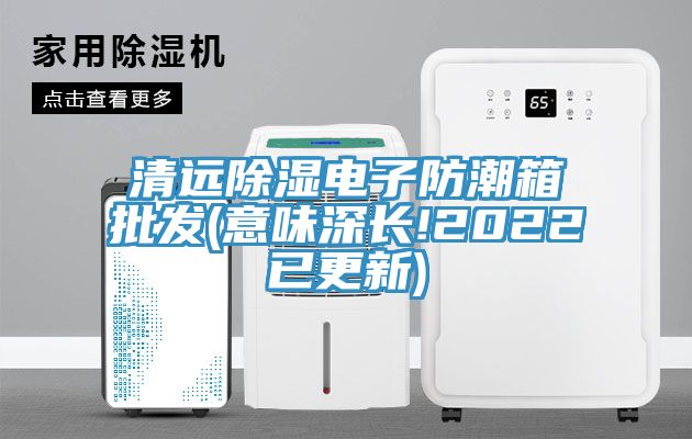 清远除湿电子防潮箱批发(意味深长!2022已更新)