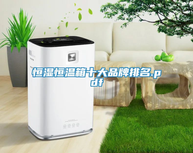 恒湿恒温箱十大品牌排名.pdf