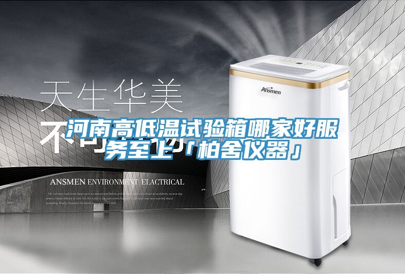 河南高低温试验箱哪家好服务至上「柏舍仪器」