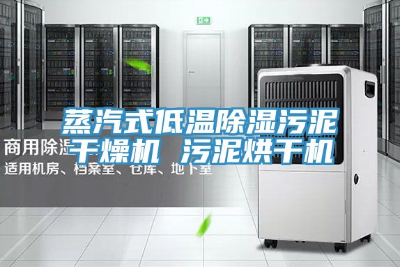 蒸汽式低温除湿污泥干燥机 污泥烘干机