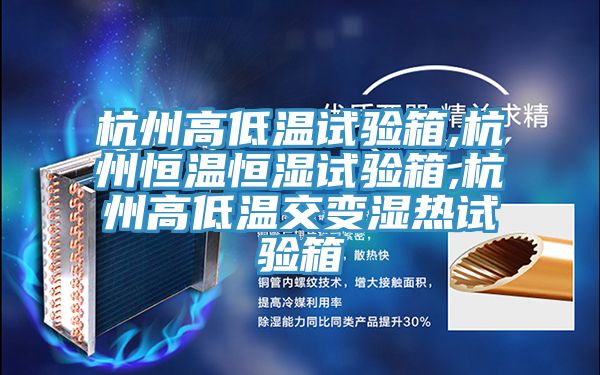 杭州高低温试验箱,杭州恒温恒湿试验箱,杭州高低温交变湿热试验箱