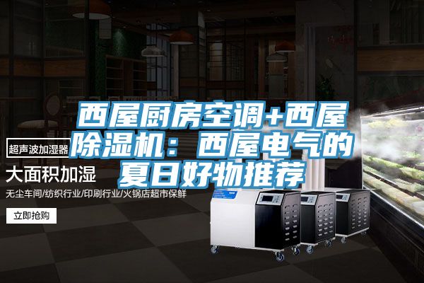 西屋厨房空调+西屋除湿机：西屋电气的夏日好物推荐
