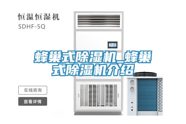 蜂巢式除湿机_蜂巢式除湿机介绍