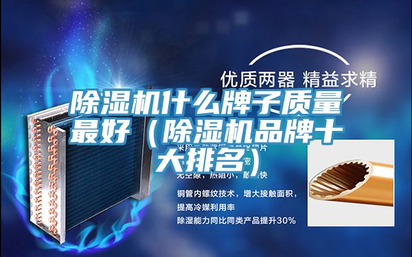 除湿机什么牌子质量最好（除湿机品牌十大排名）