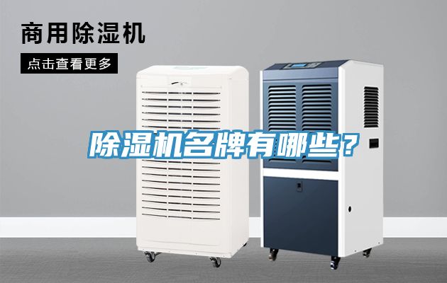 除湿机名牌有哪些？