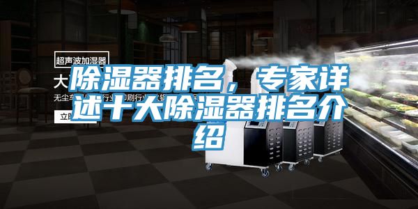 除湿器排名，专家详述十大除湿器排名介绍